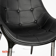 Efe Sandalye Siyah Renk Yakın Çekim