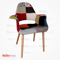 Eames Sandalye Patchwork - Elit Kollu