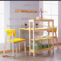 Home Ofis Masa Seti Sarı Renk