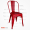 Tolix Sandalye Kırmızı Renk