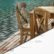 Altay Teak Sandalye Yakın Çekim